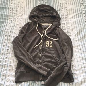 Gray Abercrombie & Fitch Jacket